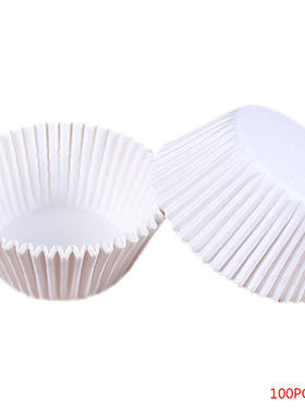 极速100Pcs Muffin Cupcake Paper Cups Cupcake LinTer Baking M