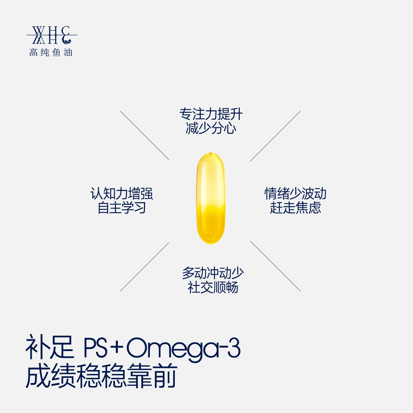 WHC Elf Children's Fish Oil PS brain supplement and concentration