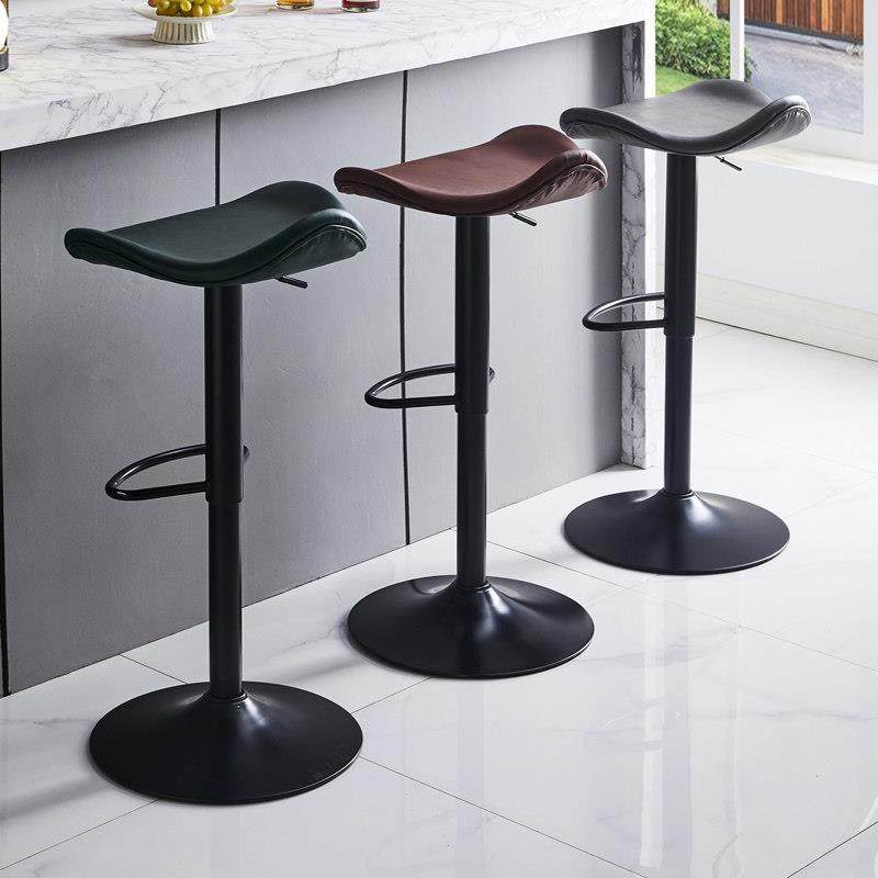 现代简约吧台椅家用椅子升降靠背椅意式可旋转吧椅网红高脚椅凳子,淘宝优惠券,粉丝福利购,淘宝优惠卷