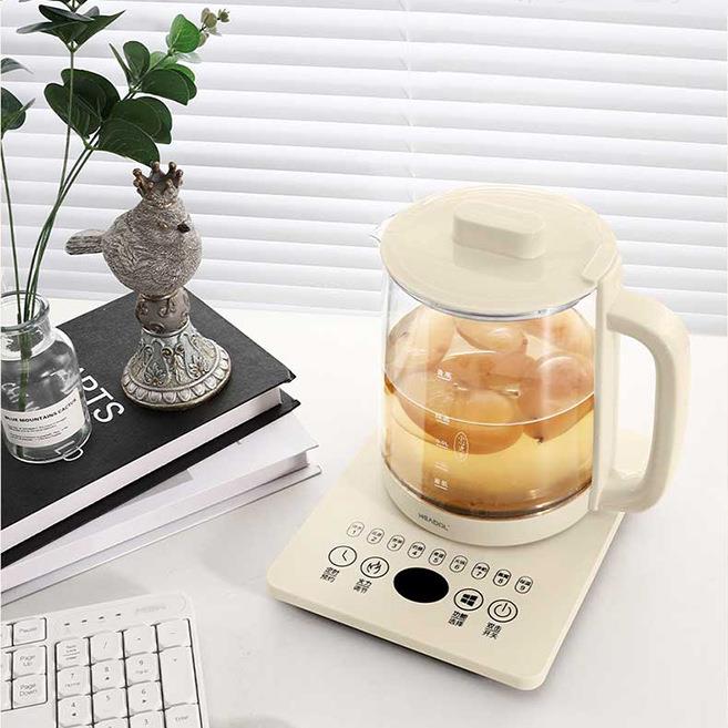 珩度HEADOL润养简煮多功能养生壶1.5LHD-B06304不锈钢发热盘 - 图0