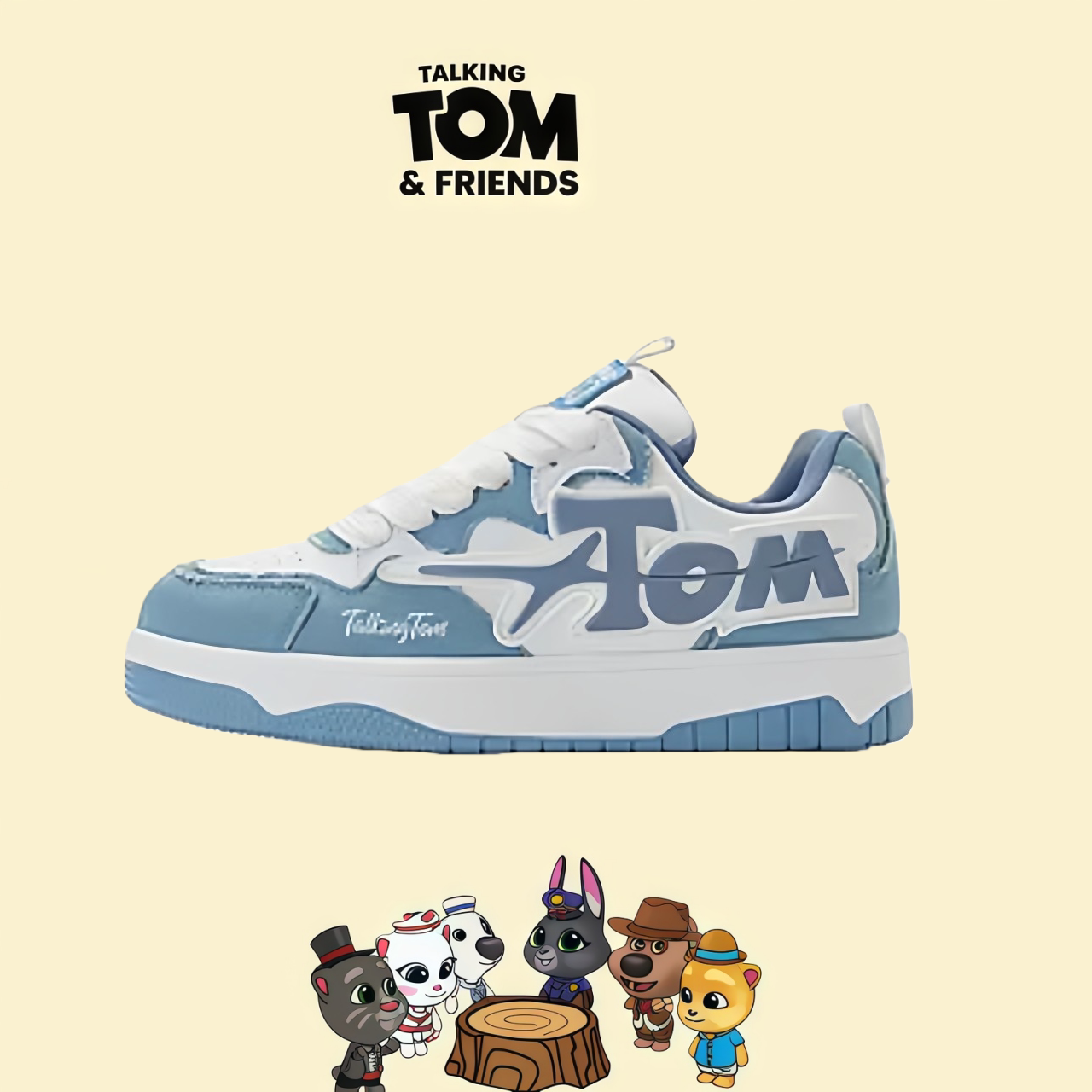 汤姆猫鞋子男鞋板鞋2026冬季新款百搭潮鞋休闲情侣运动面包鞋