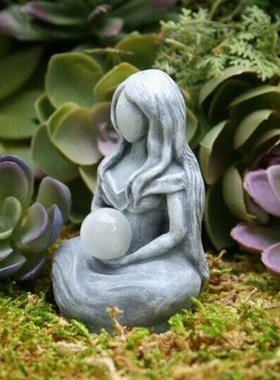 极速Independent Newq Moon Goddess Statue Resin Ornament