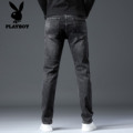 潮流百搭修身 子 牛仔裤 花花公子男士 新款 弹力休闲男裤 秋季 直筒长裤