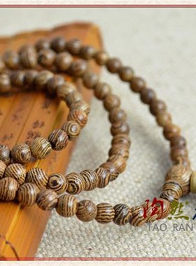 极速红木手串天然正宗鸡翅木佛珠手串手链念珠K车挂 108/216颗佛