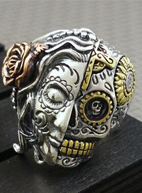 极速For Men Fashion Man Rings Rock Rap Mens SQkull Ring Masc