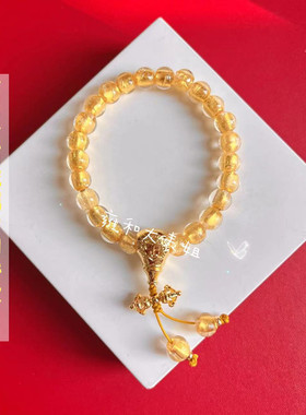 新品金箔琉璃香灰手串北r京法物流通处代请如意提珠单圈佛珠新十