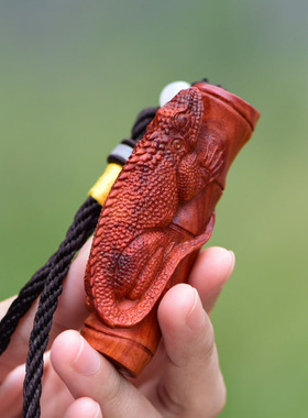 极速貔貅龙龟麒麟非洲小叶紫檀挂件把件红木茶宠摆X件文玩手把件