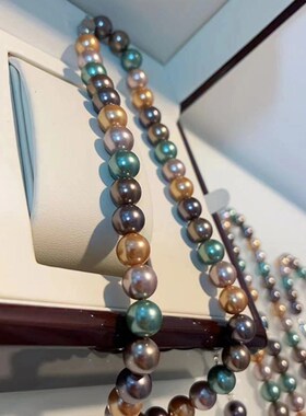 极速贝珠项链女款 妈妈链 s每个色都好美规格约10m左右 TY1252