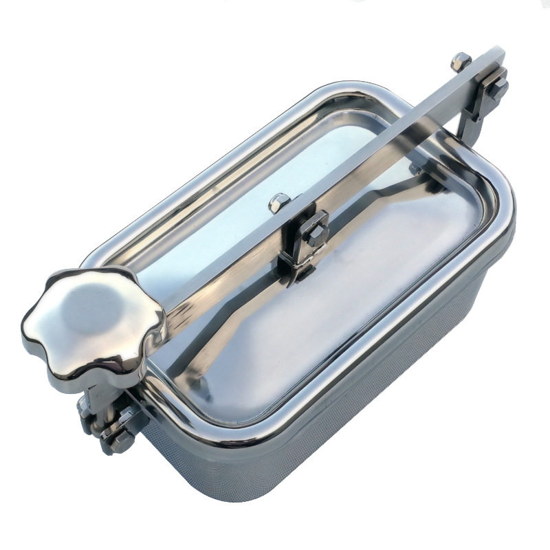 方形手孔 常压不锈钢人孔 检修投料口 食品机械304压盖 驰沄流体,淘宝优惠券,粉丝福利购,淘宝优惠卷