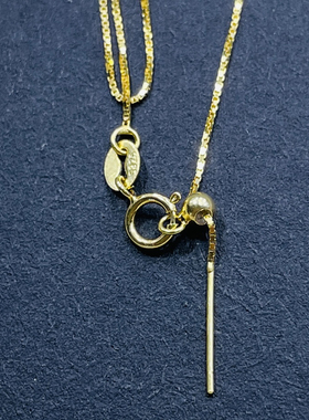 S925纯银新款项链可调节肖邦链适配各种吊坠纯银项链不褪色不过敏