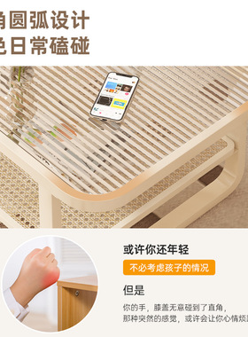茶几客厅家用2026新款小户型可移动桌子创意钢化玻璃奶油风茶几桌