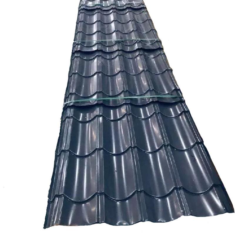 厂家直供彩石金属瓦别墅屋顶金属瓦农村自建房隔热仿古脊瓦现货 - 图2