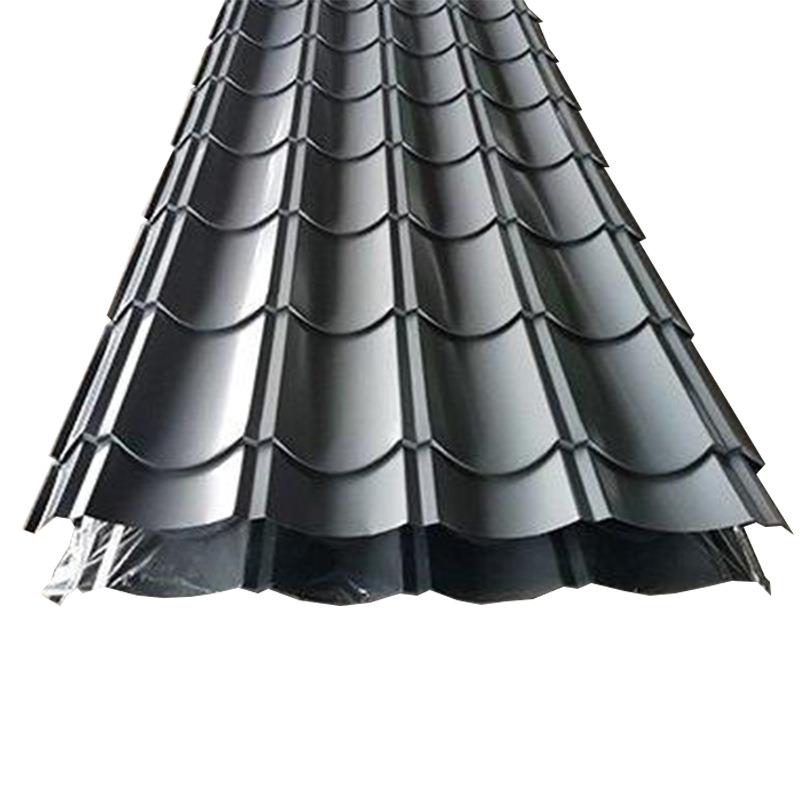 厂家直供彩石金属瓦别墅屋顶金属瓦农村自建房隔热仿古脊瓦现货 - 图0