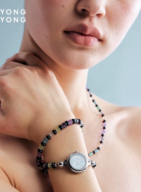 无用之用「非遗系列」天然紫水晶堇青石独龙玉彩莹石螺钿手表礼物