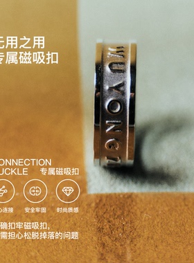 无用之用「配件」钛钢LOGO戒指尾戒