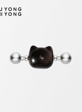 无用之用天然白玉小猫