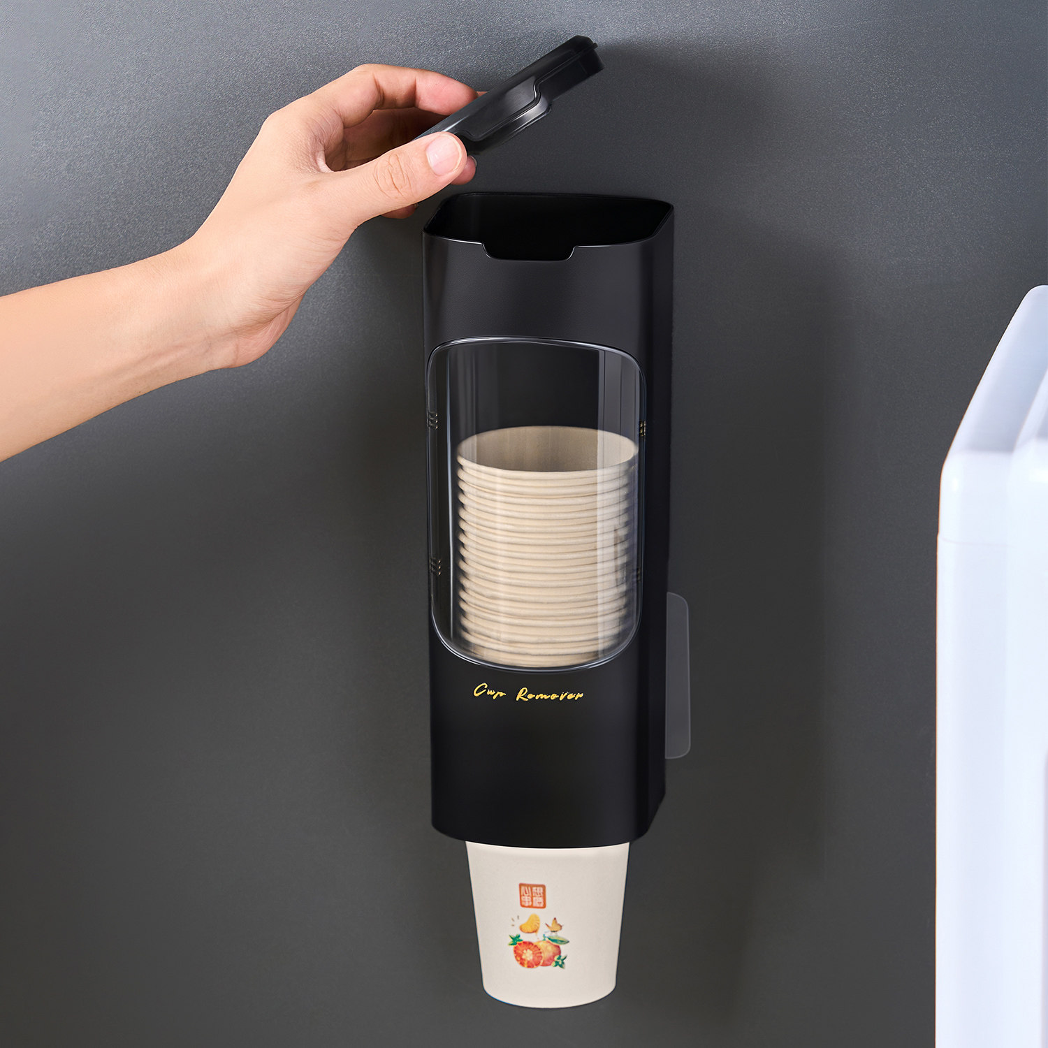 一次性纸杯架饮水机取杯器杯架壁挂纸杯架家用纸杯子收纳架置物架,淘宝优惠券,粉丝福利购,淘宝优惠卷