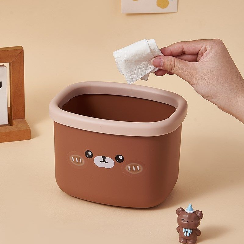 桌面垃圾桶可爱迷你卡通学生宿舍书桌餐桌卧室床上小号垃圾收纳盒,淘宝优惠券,粉丝福利购,淘宝优惠卷
