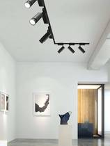 LED Spotlight Intelligent Remote Control Lamp Focusing Dimming Clothing Shop Commercial Background Wall Home Living Room Light Rail Light