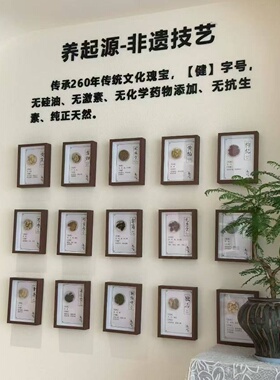 中药材标本大全树脂中药标本画展示框中药材迷你摆件酸枣仁大型带