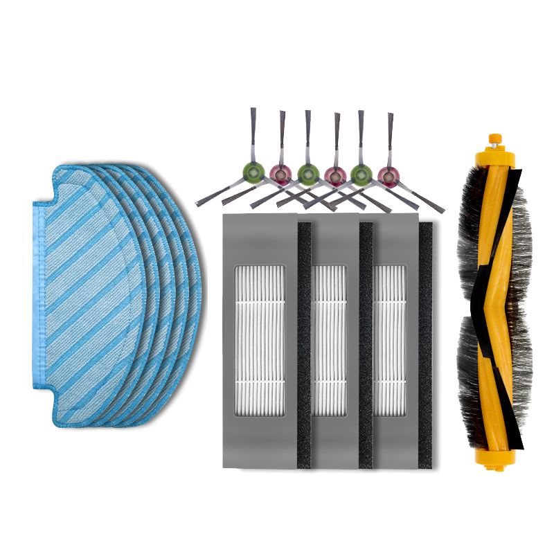 适配科沃斯T8MAX/AIVI扫地机器人滚刷边刷尘袋T9MAX抹布滤网配件 - 图3