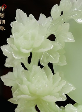 速发花柜富贵平安扣摆件家居客饰酒开博古架电视柜装厅品摆设乔迁