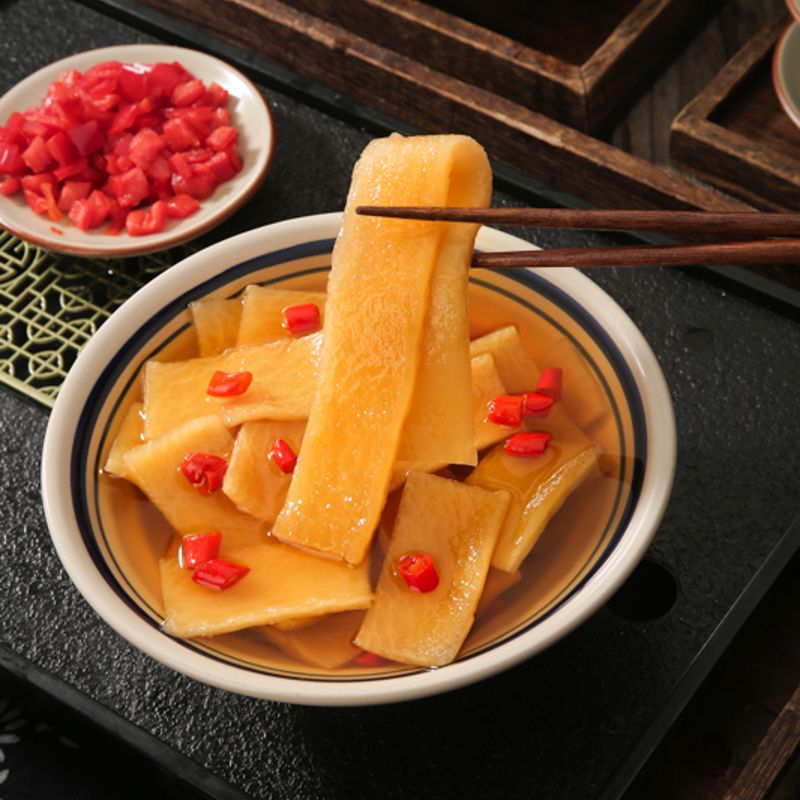 大刀萝卜皮四川特产泡菜酸辣大刀清脆爽口腌制即食辣泡制咸菜小嘟 - 图0