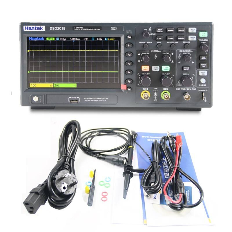 汉泰数字示波器DSO2C10 DSO2D10双通道数字存储示波器100M 150M - 图2