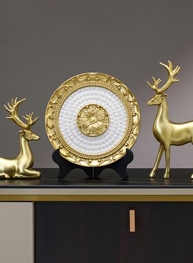 速发简约客厅玄关酒柜摆件轻奢柜档家居术视高创意艺电品软装饰品