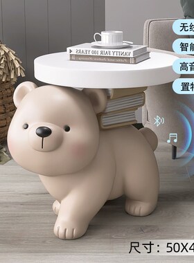 速发沙型乔迁礼物客厅熊落地摆饰家居件品床头茶几托盘电视柜大发