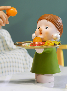 速发玄关收纳摆件托盘客厅电婚柜装居品轻奢家饰好物结视乔迁礼物