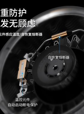 网红款家用吹风机负离子护发速干