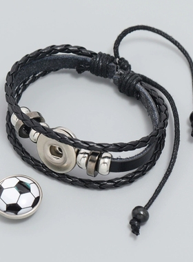 潮韩版配饰儿童男女简约动漫手镯手链配饰男童街舞闺蜜情侣小男孩