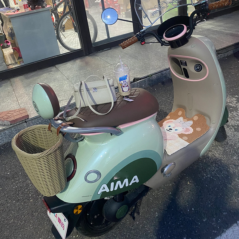 电动车后置储物包车筐前置物兜挂包篮自行车电瓶车篓收纳神器挂式 - 图0