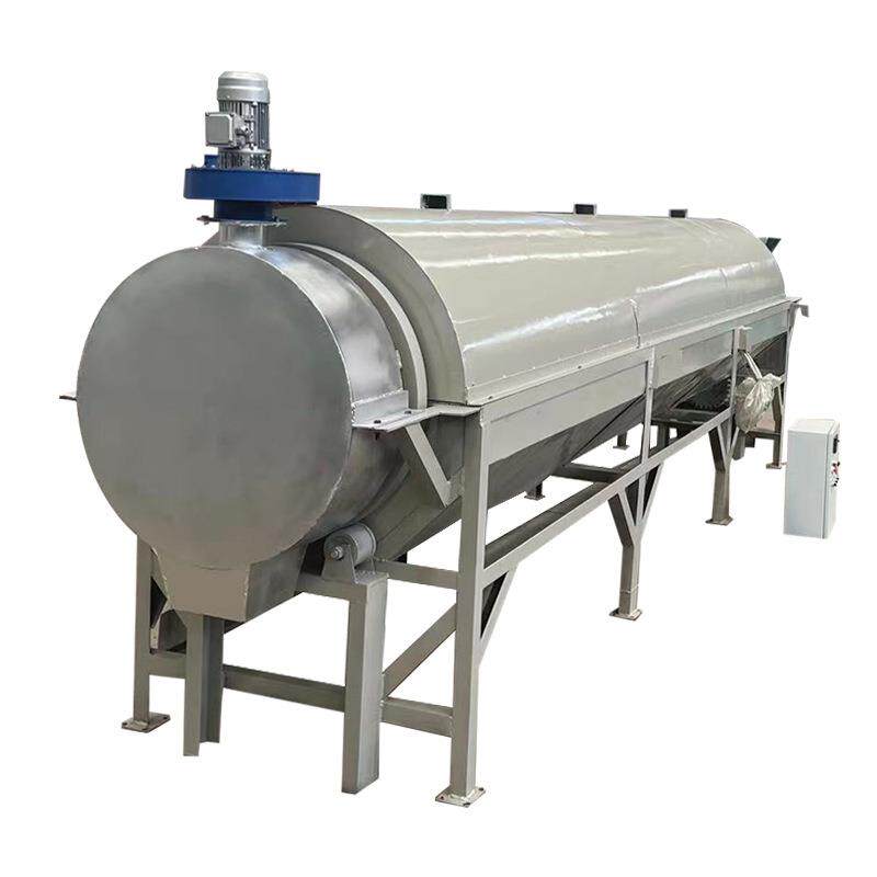 工业电加热煤泥污泥沙子猫砂滚筒烘干机有机肥稻谷木屑锯末干燥机 - 图3