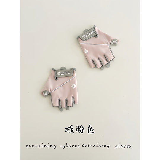 Fitness gloves women's half-finger equipment training non-slip breathable thin sports dumbbells exercise cycling shock absorption anti-cocooning men