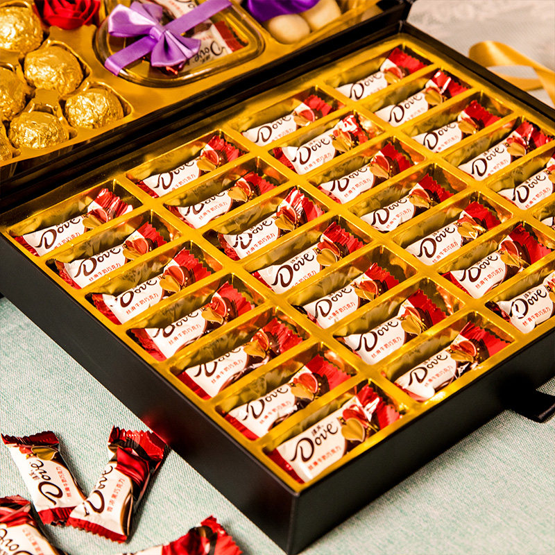 德芙&伊洛滋巧克力礼盒生日礼物圣诞节礼物送亲友