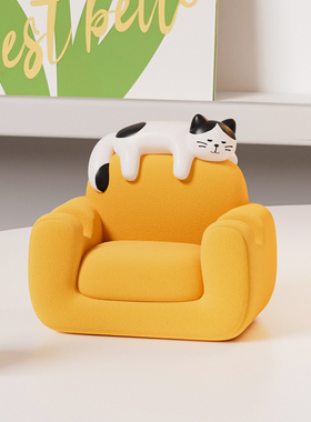 慵懒招财猫手机支架摆件