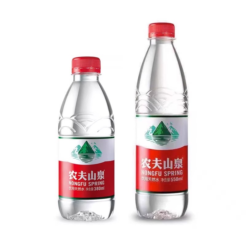 农夫山泉饮用天然水380ml/550ml*12/24瓶整箱小瓶弱碱性非矿泉水 - 图2