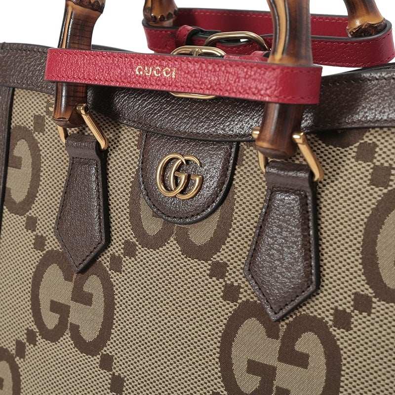 【自营】中古99新未使用GUCCI古驰女士手提单肩包竹节包托特包,淘宝优惠券,粉丝福利购,淘宝优惠卷