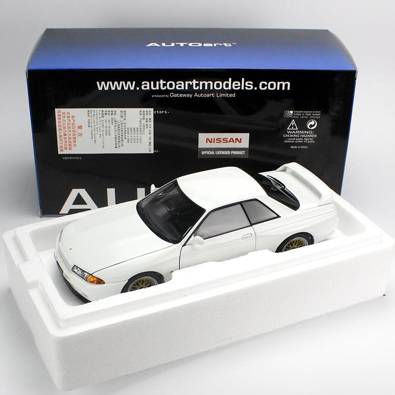 AUTOart奥拓1:18尼桑 R32 GTR仿真金属收藏车模摆件 合金汽车模型 - 图2