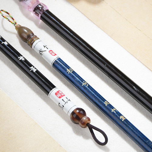 小楷毛笔紫毫笔毛笔书法专用初学者小字湖笔瘦金体篆书笔临摹抄经笔文房四宝国画勾线笔簪花蝇头小楷笔套装 - 图3