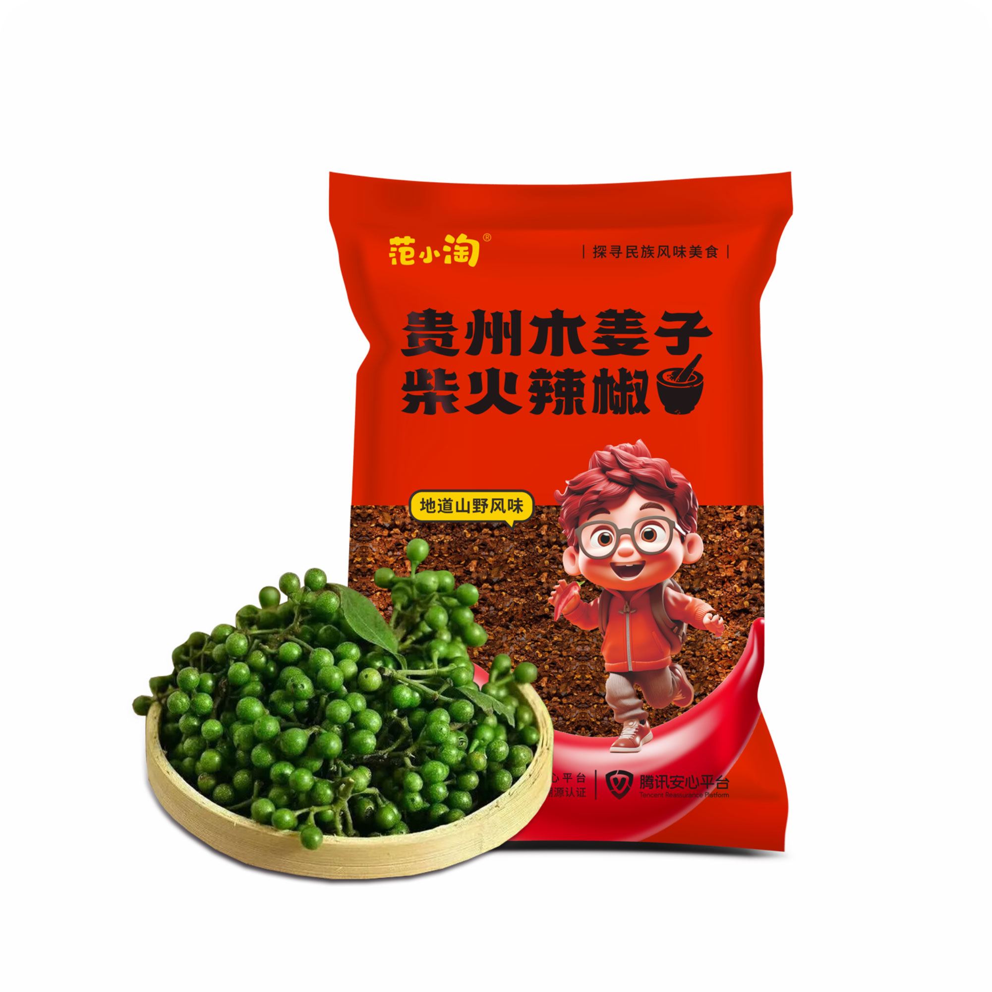 范小淘贵州辣椒面蘸料柴火胡辣椒面12g*10