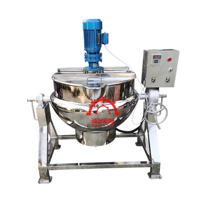 厂家供应夹层锅拌商用熬糖锅凉粉搅拌炒锅可倾式卤煮夹层锅,淘宝优惠券,粉丝福利购,淘宝优惠卷