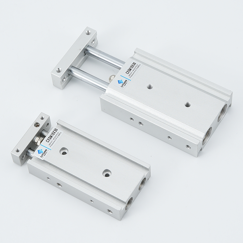 SMC型气动双轴双杆气缸CXSM6/10/15/z20/25/32-10*20X25X30X35X50 - 图2