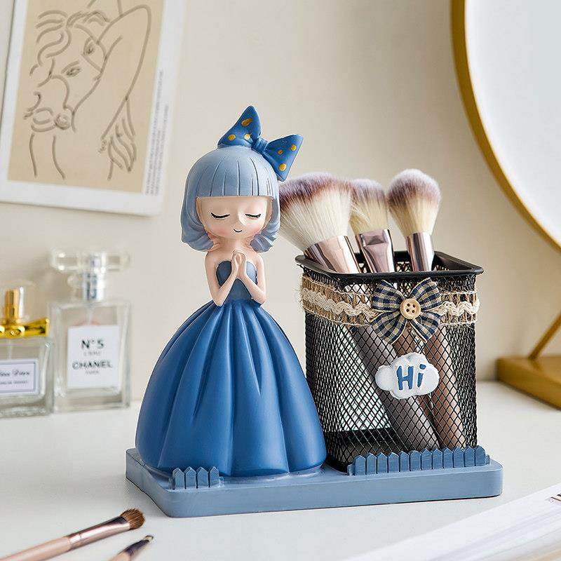 笔筒儿童女孩收纳盒轻奢高级感办公室桌面装饰摆件生日礼物61六一,淘宝优惠券,粉丝福利购,淘宝优惠卷