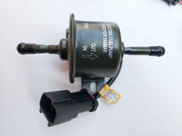 洋马电子泵24V/12V电子燃油泵 外置输油泵 迷你汽油泵 挖土机配件 - 图0