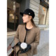 Maven Lin crisp 1OO wool round neck woolen coat women's elegant straight skirt suit