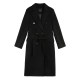 100% double-sided cashmere coat for women's wool coat