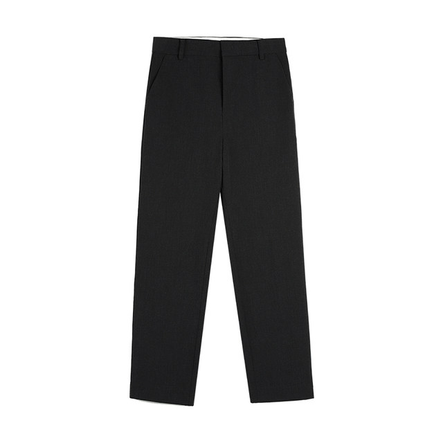 Straight-pin capable narrow version of slim-fit suit pants